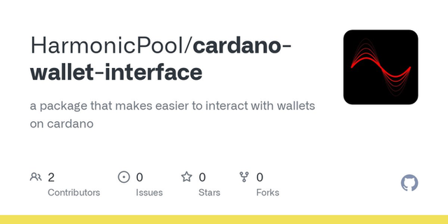 cardano-wallet-interface