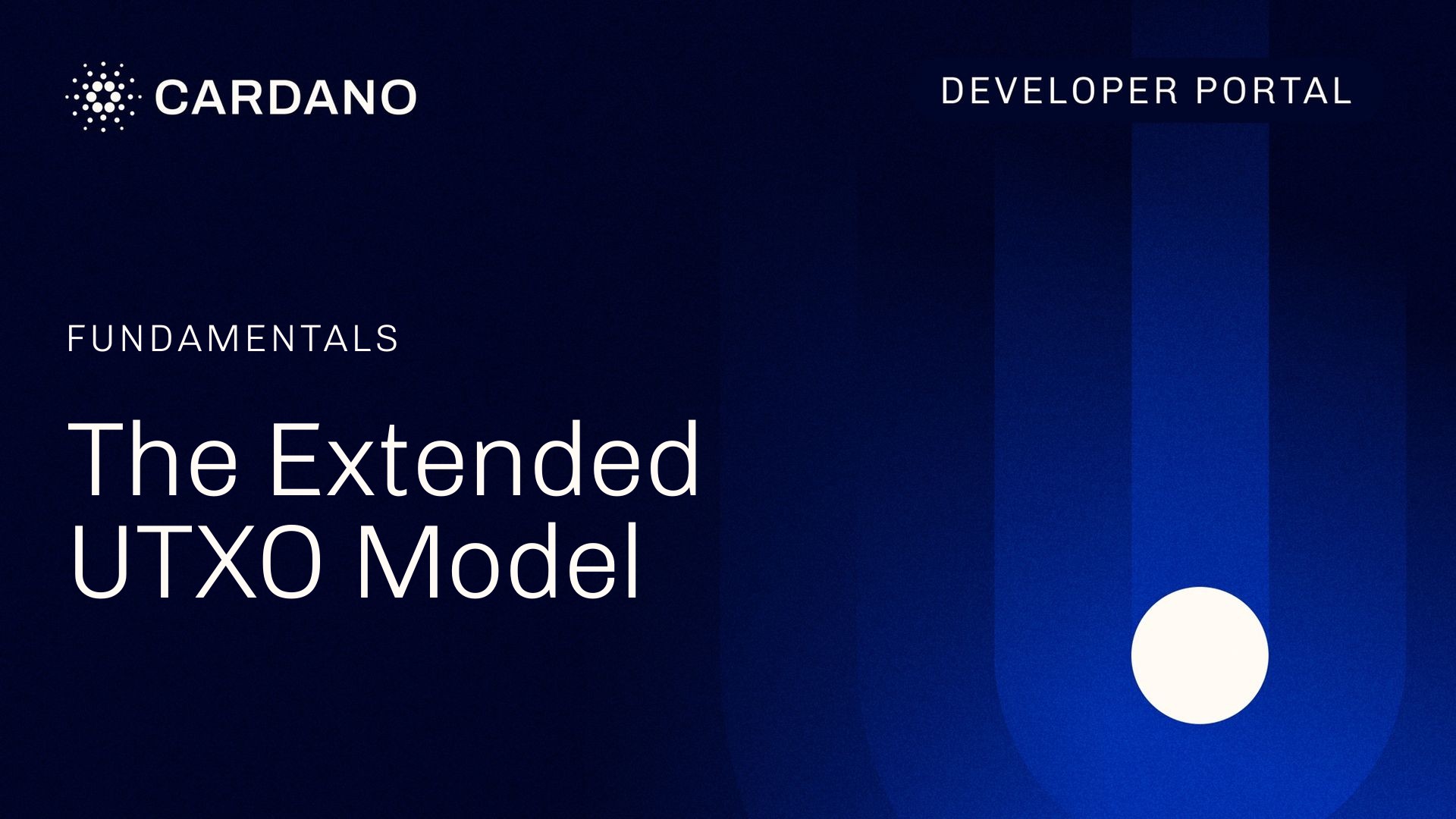 The Extended UTXO Model | Cardano Developer Portal