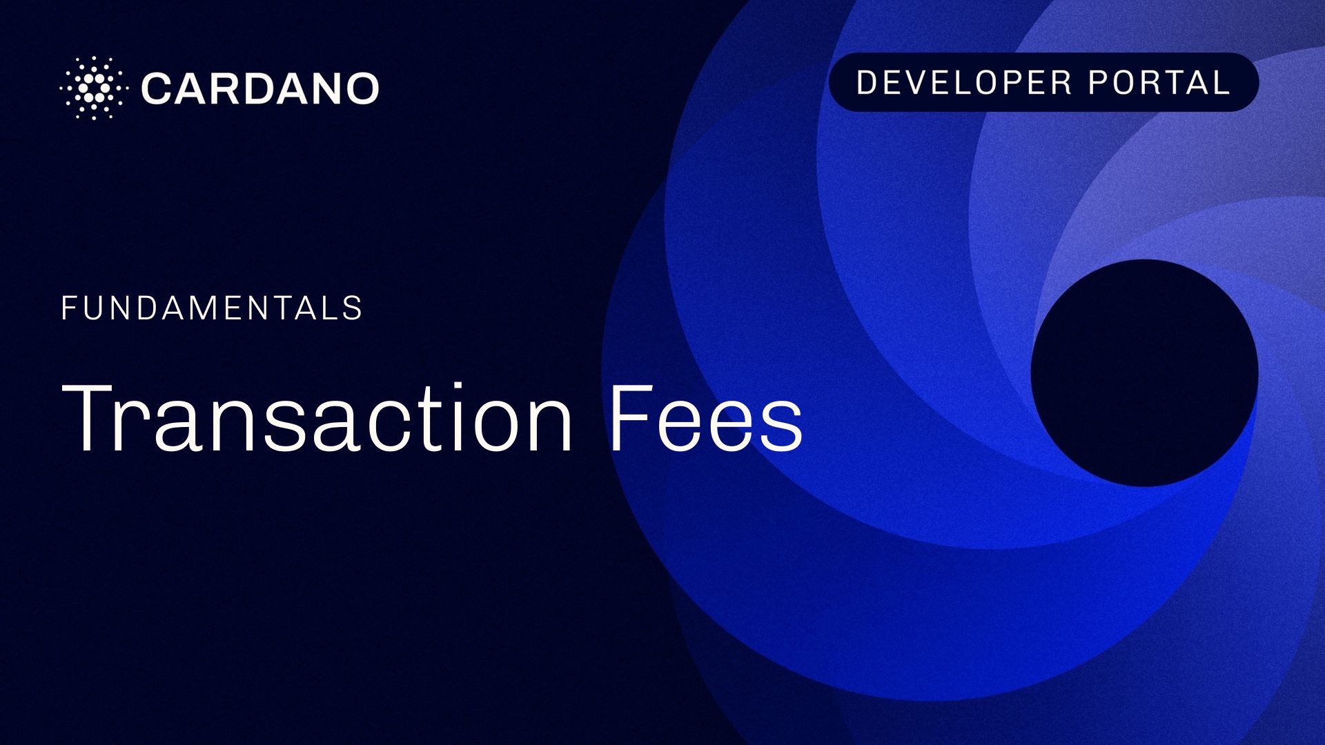 Transaction Fees | Cardano Developer Portal